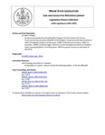 Legislative History: An Act to Incorporate the Circuit Breaker Program into the Income Tax Process (HP813)(LD 1099) by Maine State Legislature (116th: 1992-1994)