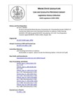 Legislative History:  An Act to Amend the Maine Business Corporation Act (SP381)(LD 1137)