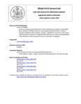 Legislative History: An Act to Improve the Administration of the Landfill Closure Program (HP848)(LD 1153) by Maine State Legislature (116th: 1992-1994)