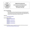 Legislative History: An Act to Reform the Audit and Program Review Process (HP849)(LD 1154) by Maine State Legislature (116th: 1992-1994)