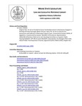 Legislative History: An Act to Provide for Excise Tax Reimbursement to Businesses Engaged in Renting of Private Passenger Motor Vehicles (SP385)(LD 1166) by Maine State Legislature (116th: 1992-1994)