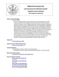 Legislative History:  Resolve, Creating the Maine State 175th Anniversary Commemoration Commission (HP877)(LD 1191)