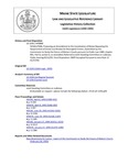 Legislative History: RESOLUTION, Proposing an Amendment to the Constitution of Maine Repealing the Requirement of Grand Jury Review for Noncapital Crimes (HP880)(LD 1194) by Maine State Legislature (116th: 1992-1994)