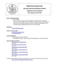 Legislative History: An Act to Improve the Operation of Prelitigation Screening Panels (HP947)(LD 1276) by Maine State Legislature (116th: 1992-1994)