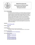 Legislative History:  RESOLUTION, Proposing an Amendment to the Constitution of Maine to Provide for the Direct Popular Election of the Attorney General (HP960)(LD 1291)