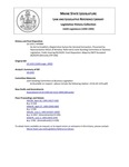 Legislative History: An Act to Establish a Registration System for General Contractors (HP984)(LD 1315) by Maine State Legislature (116th: 1992-1994)