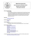 Legislative History: An Act Prohibiting Local Ordinances that Regulate Indoor Private Gatherings (HP987)(LD 1318) by Maine State Legislature (116th: 1992-1994)