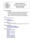 Legislative History: An Act to Require that All Interest on Escrowed Assessments on Utilities Be Used for the Benefit of the Public Utilities Commission and the Office of the Public Advocate (SP417)(LD 1326) by Maine State Legislature (116th: 1992-1994)