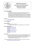 Legislative History: An Act to Deter Deliberate Polluters (SP420)(LD 1329) by Maine State Legislature (116th: 1992-1994)