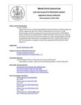 Legislative History: An Act to Define Responsibilities of the Commission on Biotechnology and Genetic Engineering (HP1015)(LD 1361) by Maine State Legislature (116th: 1992-1994)