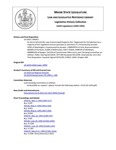 Legislative History: An Act to Amend the Laws Concerning Emergency 911 (SP452)(LD 1419) by Maine State Legislature (116th: 1992-1994)