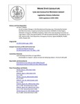 Legislative History: An Act to Make Changes in the Manufactured Housing Laws (SP461)(LD 1453) by Maine State Legislature (116th: 1992-1994)