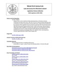 Legislative History:  An Act to Clarify the Maine Banking Code as it Pertains to Service Corporation Serving Credit Unions (SP555)(LD 1591)