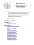 Legislative History: An Act to Amend the Charter of the Portland Water District (HP1198)(LD 1606) by Maine State Legislature (116th: 1992-1994)