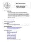 Legislative History: An Act to Promote Flexibility in Health Care Delivery Systems (SP592)(LD 1651) by Maine State Legislature (116th: 1992-1994)