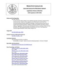 Legislative History:  An Act to Protect Maine Children from Child Pornography Contraband (HP1274)(LD 1718)