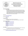 Legislative History: An Act Regarding Municipal Code Enforcement Officers and Enforcement of Penalties (SP624)(LD 1743) by Maine State Legislature (116th: 1992-1994)