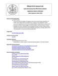 Legislative History: An Act to Protect the Rights of Employees and to Ensure the Proper Expenditure of Public Funds (HP1303)(LD 1758) by Maine State Legislature (116th: 1992-1994)