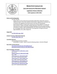 Legislative History: An Act to Create the Great Salt Bay Utility District (HP1336)(LD 1799) by Maine State Legislature (116th: 1992-1994)