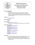 Legislative History: Resolve, Concerning the Licensure of Off-track Betting Facilities (HP1365)(LD 1848) by Maine State Legislature (116th: 1992-1994)