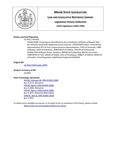 Legislative History:  RESOLUTION, Proposing an Amendment to the Constitution of Maine to Require That the Attorney General Be Appointed by the Governor (HP1403)(LD 1912)