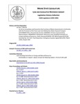 Legislative History:  An Act to Consolidate and Streamline the Functions of Maine Government in Conformity with the Provisions of the Texas Low-Level Radioactive Waste Disposal Compact (SP730)(LD 1951)