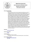 Legislative History: Resolve, to Develop a Career Criminal Act (HP1427)(LD 1952) by Maine State Legislature (116th: 1992-1994)