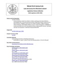 Legislative History: An Act to Continue Health Care Reform in Maine and Prepare for Federal Reforms (HP1429)(LD 1954) by Maine State Legislature (116th: 1992-1994)