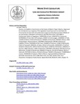 Legislative History: Resolve, to Establish a Commission on the Future of Maine's Paper Industry (SP773)(LD 1996) by Maine State Legislature (116th: 1992-1994)