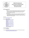 Legislative History: Joint Order, That the Joint Standing Committee on Appropriations and Financial Affairs Report Out a Bill or Bills Concerning Tax Anticipation Notes for Fiscal Year 1993-94 (HP1152) by Maine State Legislature (116th: 1992-1994)