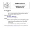 Legislative History: Joint Resolution Memorializing the Maine Representative on the Northeast Ozone Transportation Commission to Vote No on the Petition to the Environmental Protection Agency on Low Emission Vehicles (HP1346) by Maine State Legislature (116th: 1992-1994)