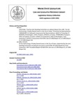 Legislative History: Joint Order, That the Joint Standing Committee on Judiciary Report Out a Bill, "An Act Authorizing a Tribally Owned Casino in the City of Calais" (HP1416) by Maine State Legislature (116th: 1992-1994)