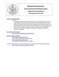 Legislative History: Joint Resolution Memorializing the Attorney General of the State of Maine to Initiate a Lawsuit Against the Federal Government Due to Its Continuing Practice of Enacting Unfunded Federal Mandates That Have Been Imposed on the Several States and Their Political Subdivisions (HP1481) by Maine State Legislature (116th: 1992-1994)