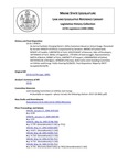 Legislative History: An Act to Facilitate Charging Electric Utility Customers Based on Actual Usage (SP31)(LD 61) by Maine State Legislature (117th: 1994-1996)