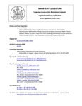 Legislative History:  An Act to Abolish the Maine Health Care Finance Commission (HP269)(LD 371)