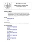 Legislative History: An Act to Establish the Saco River Corridor Fund (HP323)(LD 444) by Maine State Legislature (117th: 1994-1996)