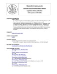 Legislative History: An Act Concerning Reasonable Standards and Procedures for Contracting Services by the State (HP332)(LD 453) by Maine State Legislature (117th: 1994-1996)