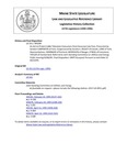 Legislative History: An Act to Protect Cable Television Consumers from Excessive Late Fees (SP208)(LD 551) by Maine State Legislature (117th: 1994-1996)