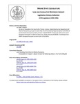 Legislative History:  An Act to Strengthen the Sea Urchin Tender License (HP971)(LD 1380)