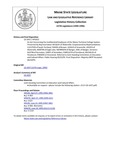 Legislative History: An Act Concerning the Confidential Employees of the Maine Technical College System (HP1022)(LD 1437) by Maine State Legislature (117th: 1994-1996)