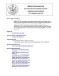 Legislative History:  An Act to Amend the Bowdoinham Water District Charter (HP1170)(LD 1602)