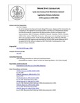 Legislative History: An Act to Improve the Hancock County Budget Procedure (SP685)(LD 1754) by Maine State Legislature (117th: 1994-1996)