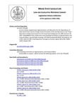 Legislative History: An Act to Make Supplemental Appropriations and Allocations for the Expenditures of State Government and to Change Certain Provisions of the Law Necessary to the Proper Operations of State Government for the Fiscal Years Ending June 30, 1996 and June 30, 1997 (HP1280)(LD 1759) by Maine State Legislature (117th: 1994-1996)