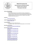 Legislative History: An Act to Support Abatement of Uncontrolled Tire Stockpiles (HP1298)(LD 1781) by Maine State Legislature (117th: 1994-1996)