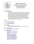 Legislative History:  An Act to Extend the Electric Rate Stabilization Projects (SP704)(LD 1793)