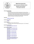Legislative History: An Act to Grandfather Municipal Ordinances Regulating the Spreading of Sludge (SP705)(LD 1804) by Maine State Legislature (117th: 1994-1996)