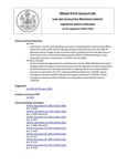 Legislative History: Joint Order, That the Joint Standing Committee on Appropriations and Financial Affairs Report Out a Bill or Bills Authorizing Appropriations and Allocations for the 1996-97 Biennium and to Change Certain Provisions of the Law Necessary for the Operation of State Government (HP1153) by Maine State Legislature (117th: 1994-1996)