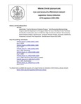 Legislative History: Joint Order, That the Revisor of Statutes Prepare, "Joint Resolution Memorializing Congress and the Department of Energy to Make Full Use of the Rate Funds That Have Already Been Collected to Store and Monitor High-level Nuclear Waste" (HP1332) by Maine State Legislature (117th: 1994-1996)
