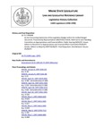 Legislative History: An Act Concerning Submission of the Legislative Budget within the Unified Budget Document (HP48)(LD 73) by Maine State Legislature (118th: 1996-1998)