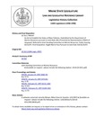 Legislative History: An Act to Establish the Status of New Fisheries (HP247)(LD 311) by Maine State Legislature (118th: 1996-1998)